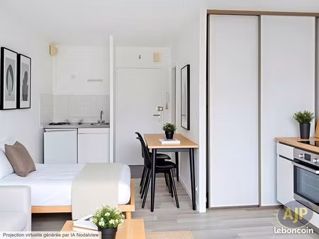 studio 1 pièce 20 m²