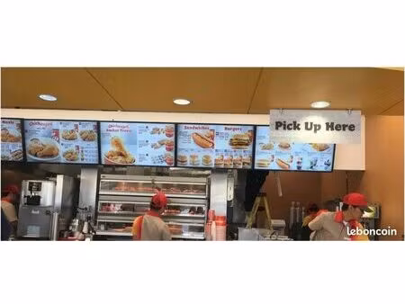 fond de commerce restauration rapide