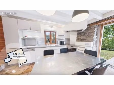 particulier vend appartement en rez de jardin de 3 pièces en duplex