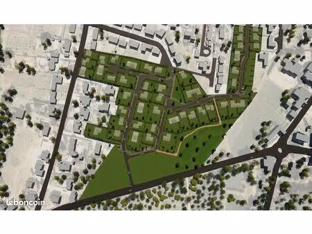 terrain viabilise bignoux 486 m²