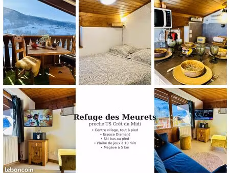 location meublée 1 canapé lit / 1 chambre 1 grand lit 140 avec parking  2 à 4 personnes