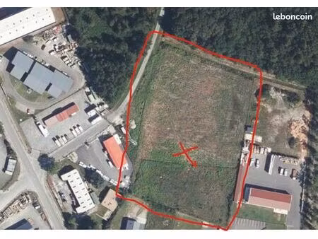 location parcelle de terrain de 500 m² à 8000 m² sur zone commerciale/artisanale /industri