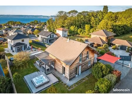 maison 5 pièces - vue lac léman - 4 chambres - jardin & spa