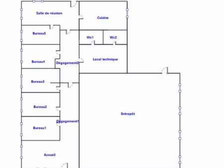 bureaux 297 m²