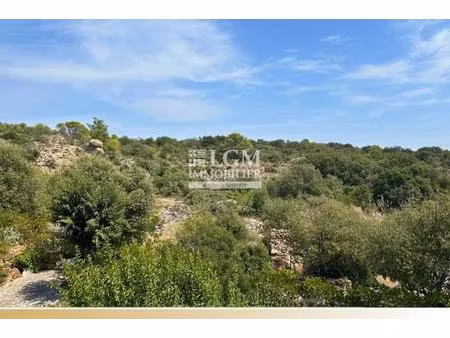 maison de caractère avec deux espaces de vie – terrasse tropézienne vue garrigue – piscine