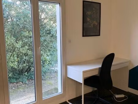 location chambre meublée dans une maison avec jardin