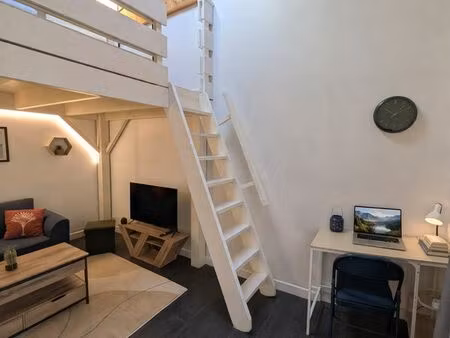 maisonnette t1 bis meublée 33m² – mezzanine – cuisine séparée – clé en main