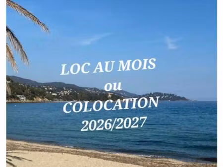 au mois t3 lavandou mer/piscine