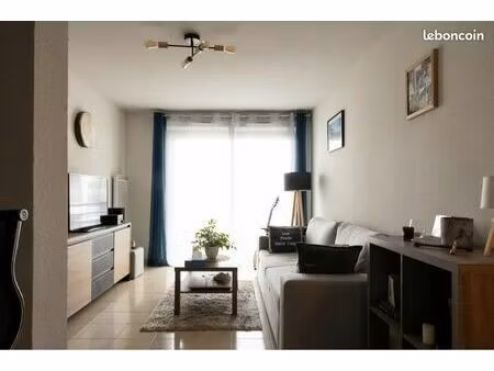 beau t2 meublé 40 m² balcon séné poulfanc / vannes centre