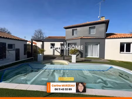 vente maison piscine à treize-vents (85590) : à vendre piscine / 128m² treize-vents