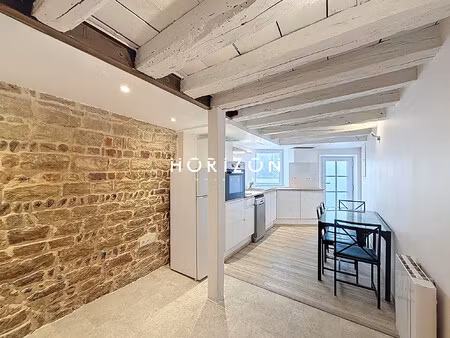 thoissey : appartement t3 49 m2  duplex  2 ch