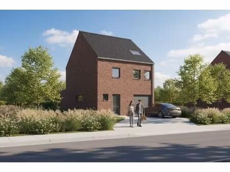 nieuw te bouwen halfopen woning te kemmel.