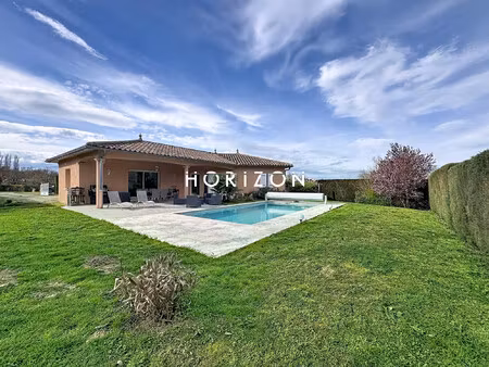 saint-andre-de-bage : villa 120 m2  1450m²  piscine  garage