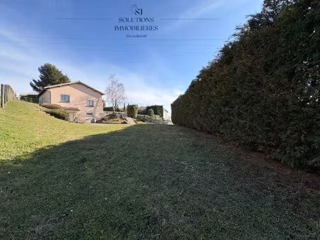 maison familiale sur sous-sol complet à ampuis 69420