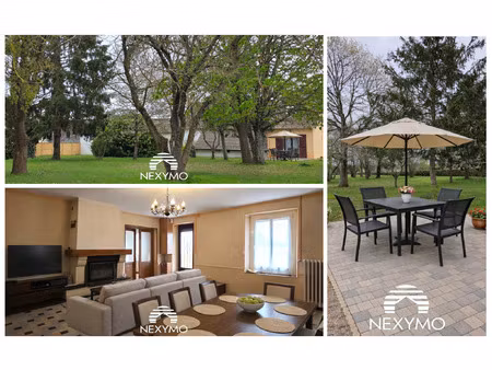 longere 110m2 - 3ch + bur - 2 garages - grd terrain