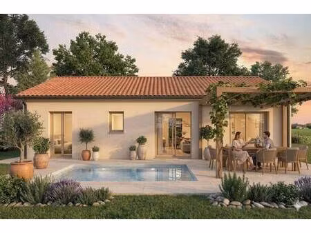 terrain avec maison neuve à vendre