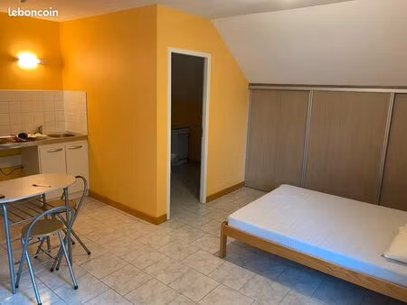 location studio meublé 22m²