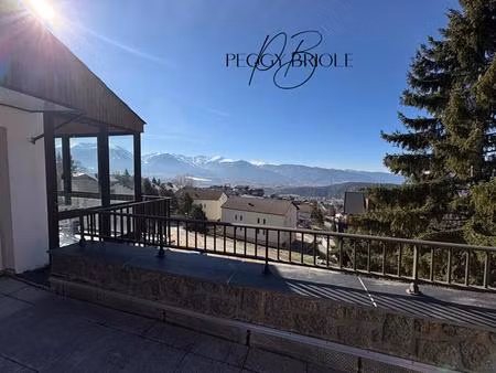 haut de chalet   vue panoramique sur font romeu