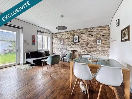 a vendre plouzane - maison de charme - 97 m2 - 3 chambres - 1 bureau - jardin