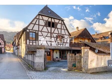 maison alsacienne et dépendances à vendre hunawihr – 143 m²  4 chambres  dépendances.