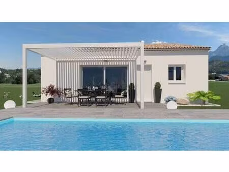 terrain avec maison neuve à vendre