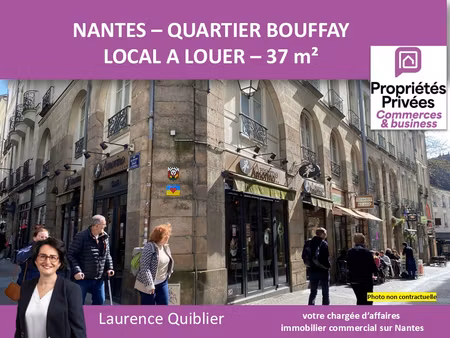 44000 nantes - local a louer 37 m² - quartier decre - bouffay