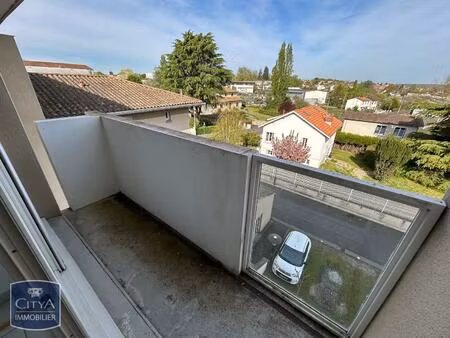 location appartement 2 pièces 39m² angouleme 16000