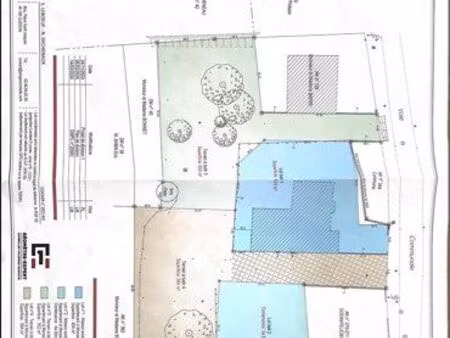 terrain a bâtir 584m2 a monnieres