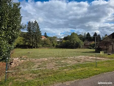 terrain de 3830m2 dont 2031m2 constructible avec cu2 avec une ancienne ferme et un garage 