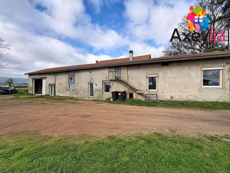 a vendre - saint-romain-la-motte - corps de ferme avec maison  dépendances  10 hectares et