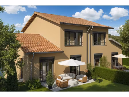 vente maison neuve 4 pièces 87.64 m² à ville-sur-jarnioux (69640)  271 400 €