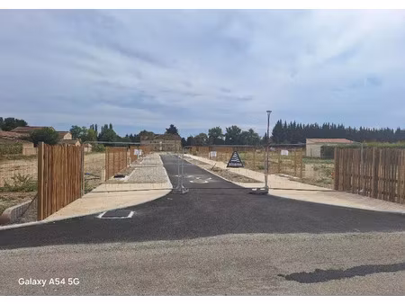 vente terrain à construire 270 m² jonquières (84150)