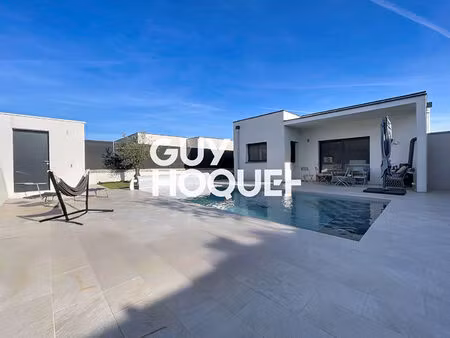 magnifique villa contemporaine de plain-pied - prestations haut de gamme & piscine chauffé