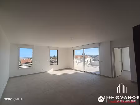 frontignan - magnifique t5 avec grande terrasse