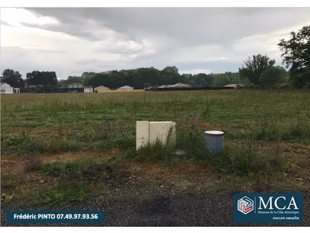 vente terrain 638 m² maurrin (40270)