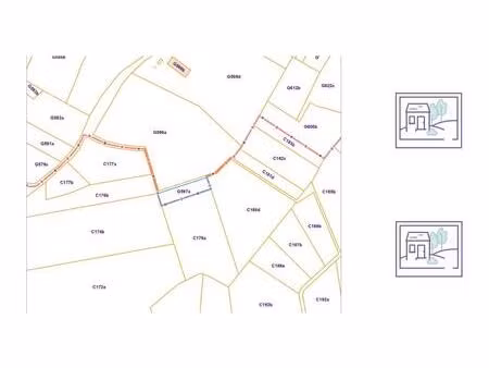 terrain agricole à vendre de 1329 m² à vliermaal (rbv59730)