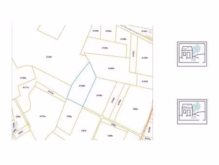 terrain agricole à vendre de 6537 m² à sint-huibrechts-hern (rbv59722)