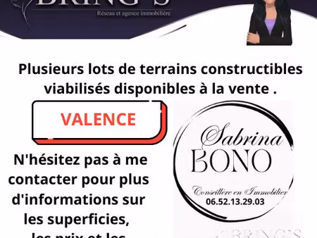 en vente terrain non constructible – 91 500 € |valence