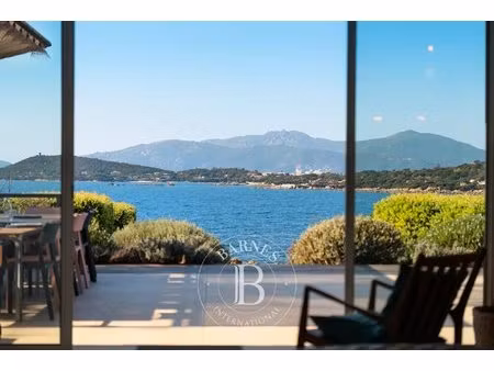 proche porticcio  villa pieds dans l’eau à ruppione  5 chambres  piscine chauffée et vue i