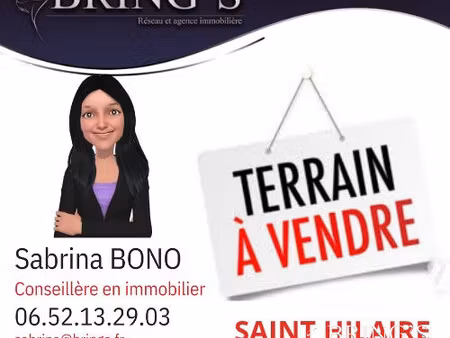 en vente terrain non constructible – 73 500 € |saint-hilaire-du-rosier