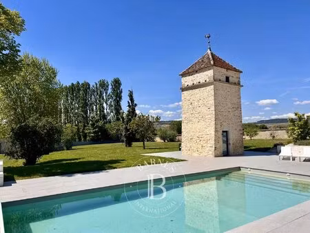 bourgogne - maison en pierre avec piscine proche vignes