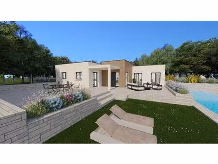 terrain avec maison neuve à vendre