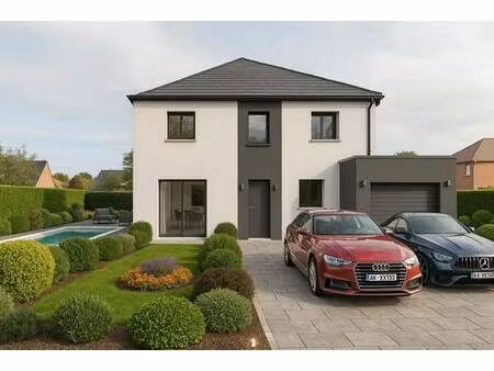 terrain avec maison neuve à vendre