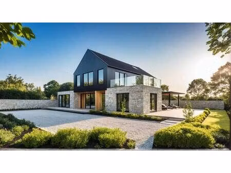 terrain avec maison neuve à vendre