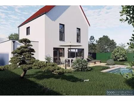 terrain avec maison neuve à vendre