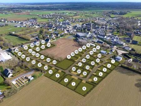 terrain constructible viabilisé à vendre
