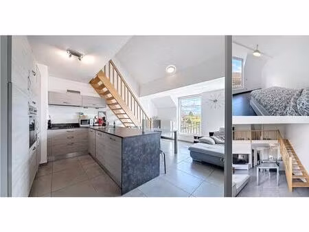 duplex à louer à rue de frameries 250 cuesmes (vbe03967)