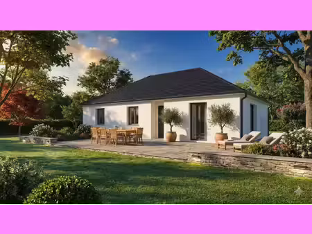 terrain avec maison neuve à vendre