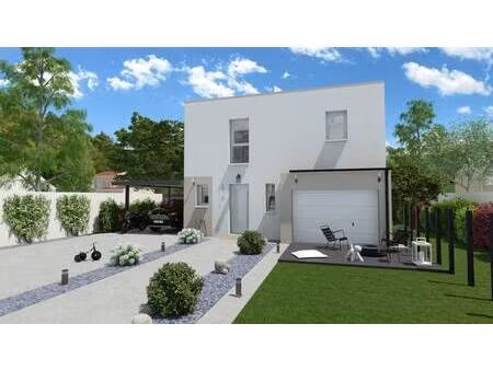 terrain avec maison neuve à vendre