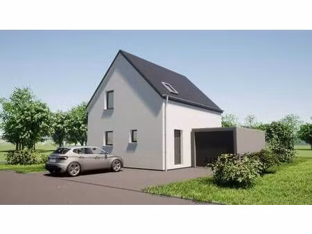 terrain avec maison neuve à vendre